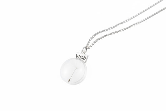 Collier Pendentif "Vœu de Nature" sous Verre